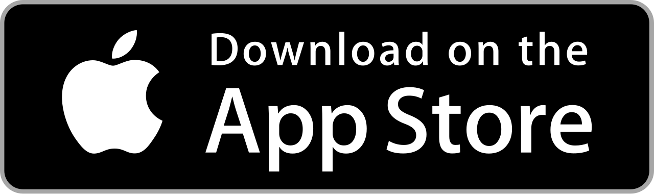 Black and white badge with the Apple logo and the text Download on the App Store, indicating that an app is available for download from Apples App Store.